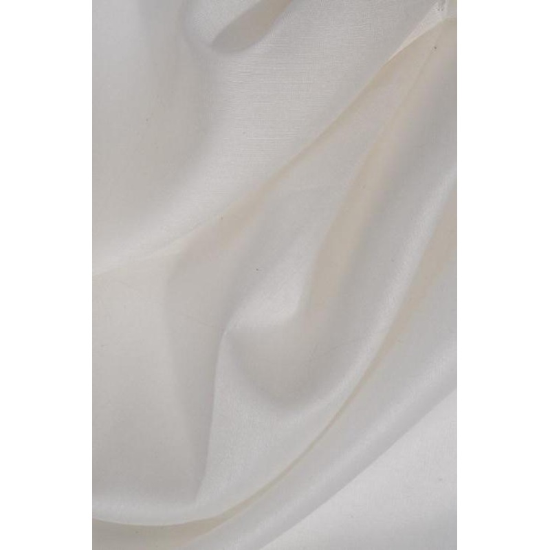 White Cotton Silk Fabric