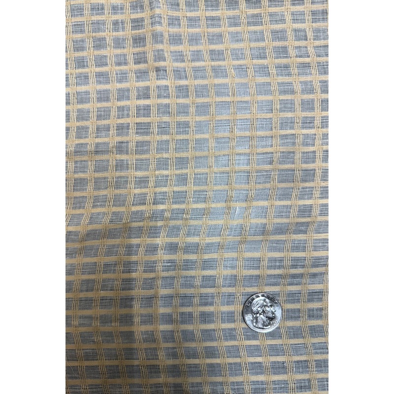Beige Patterned Cotton Novelty COT-065