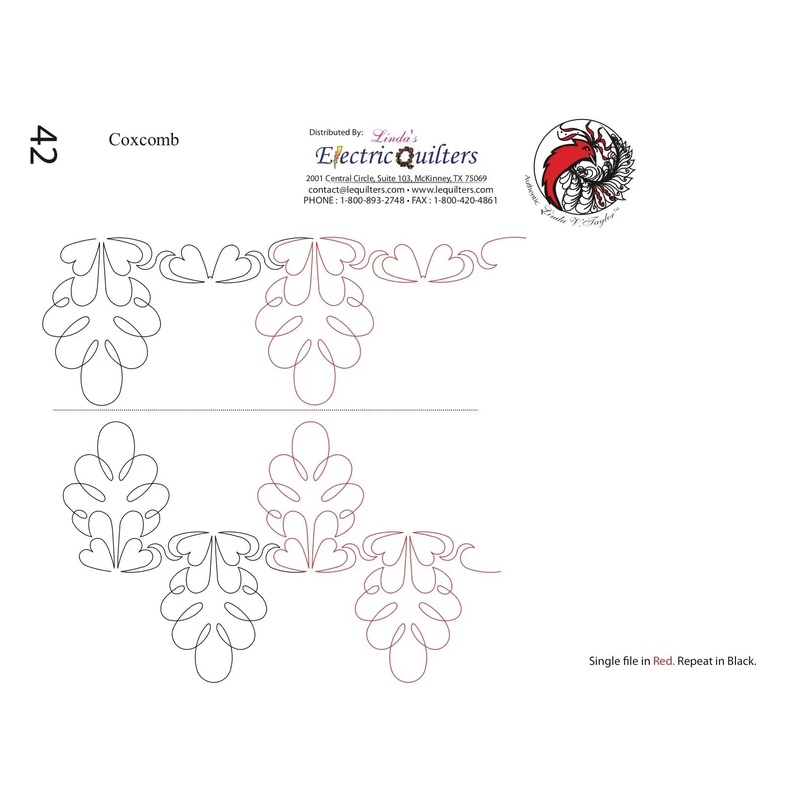 042 Coxcomb Pantograph by Linda V. Taylor