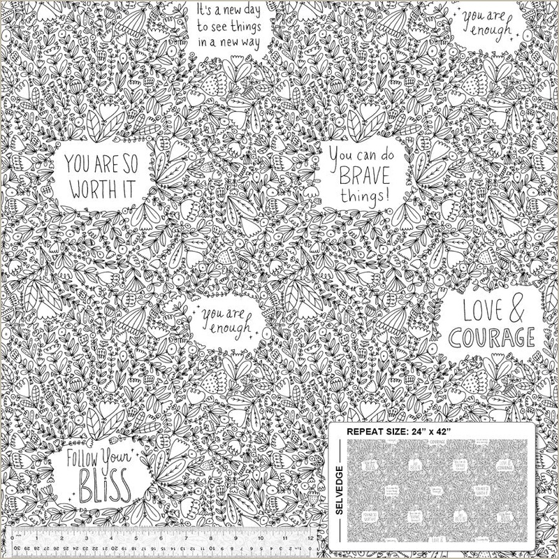 Bliss Virginia Kraljevic 53982-1 White Love & Courage Cotton