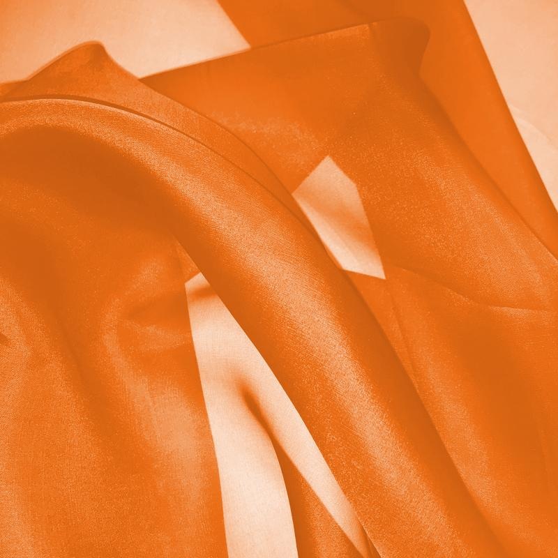 Silk Organza - Citrus Orange