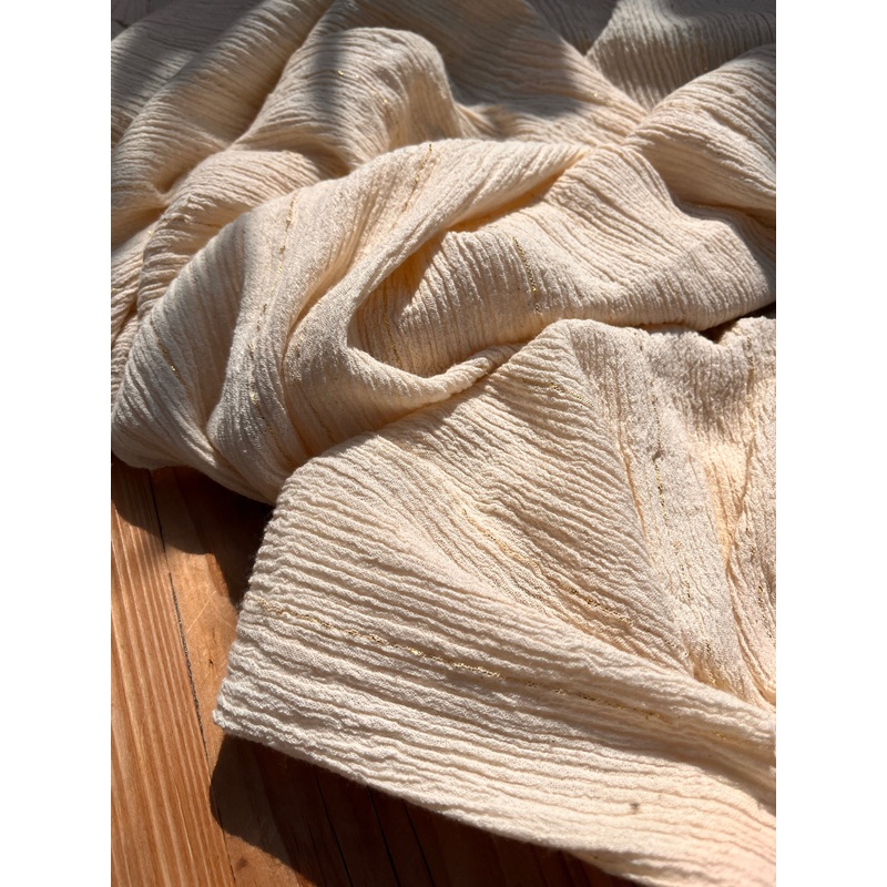 Stretchy Cotton Fabric, Special Textured Turkish Cotton.