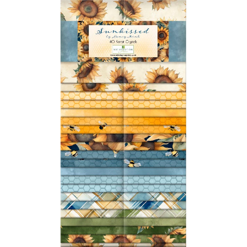 Sunkissed Quilting Fabric Collection - Strip-pies by Wilmington Prints