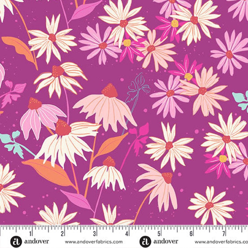 Petals & Stitches - Echinacea Fandango