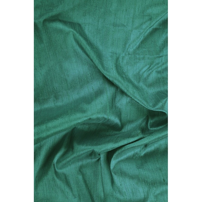 Sea Blue Dupioni Silk Fabric