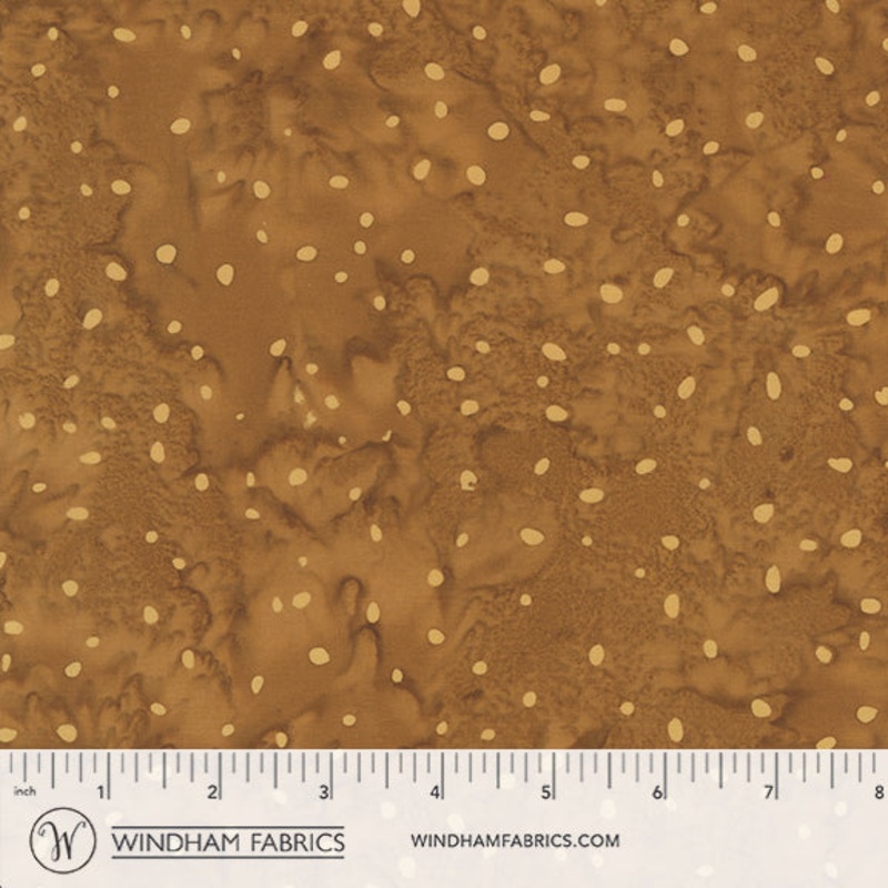 Speckles Anthology Fabrics 8115Q-22 Fawn Speckles Batik Cotton