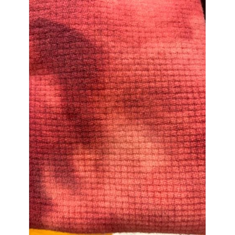 Wool Cut - Custom - Hand Dyed - Pink Check