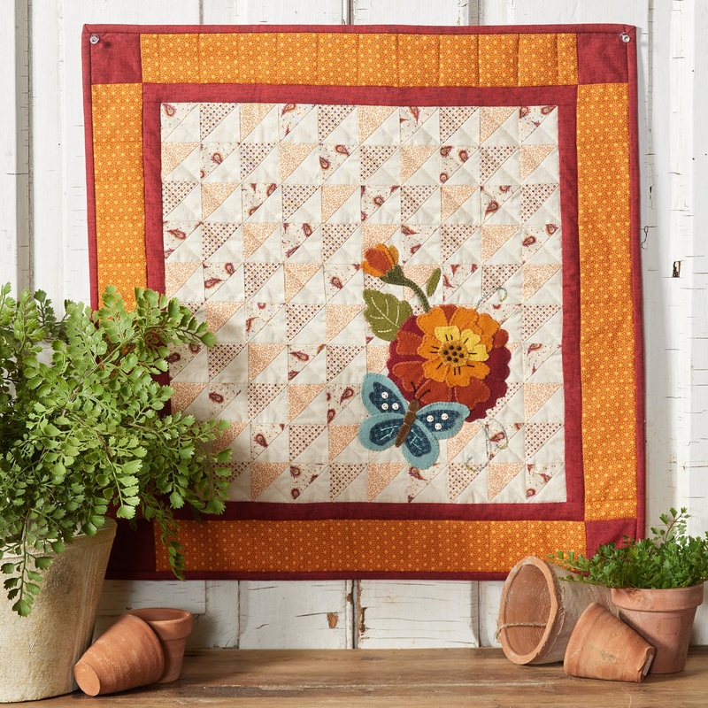 French Marigold Mini Quilt