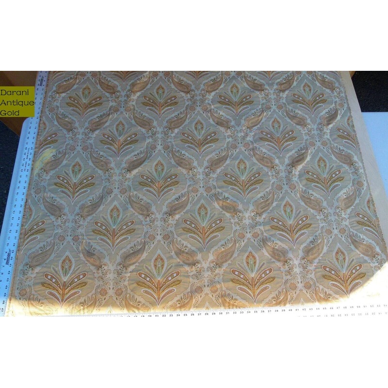 Scalamandre Old World Weavers Darani Silk Damask+embroidery Antique Gold MSRP USD 436/Y