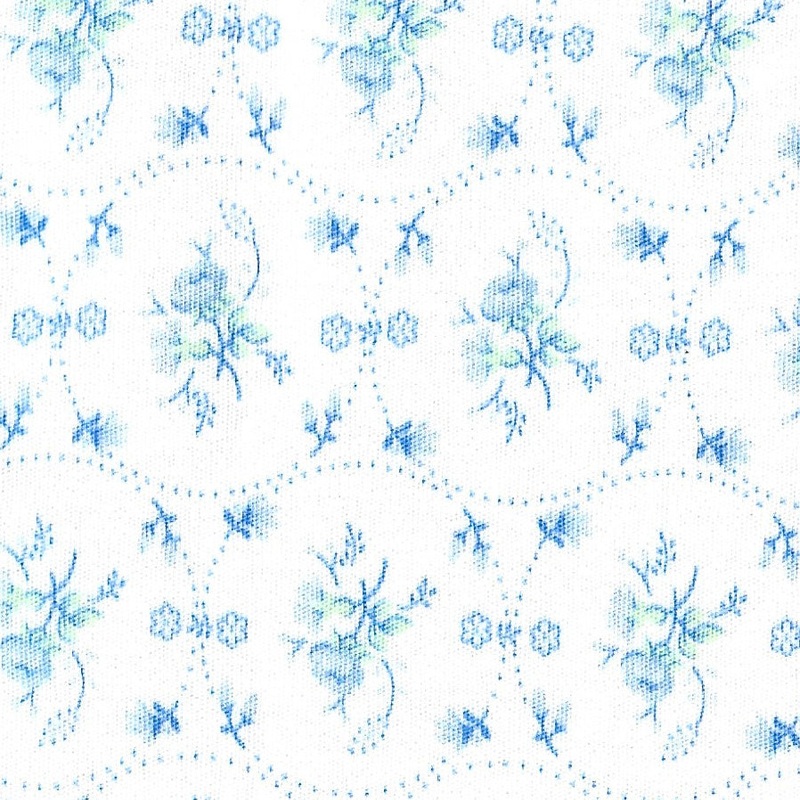 Remnant: 1 3/4 yd Perfect Stem Blue