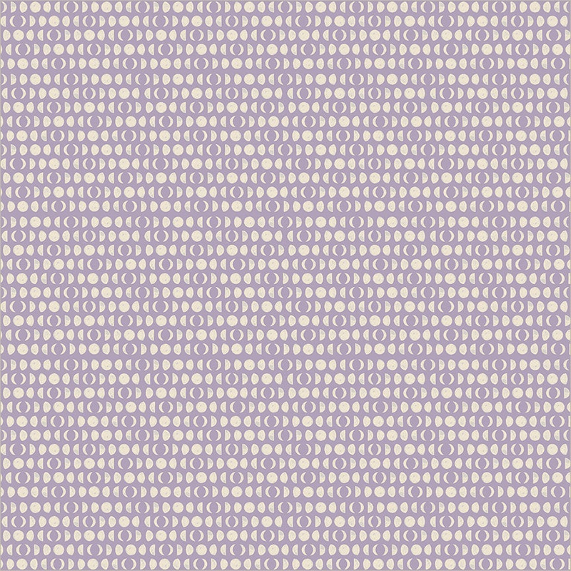 Apothecary Jennifer Moore/Monaluna 55726-2 Lavender Moon Phase Organic Cotton