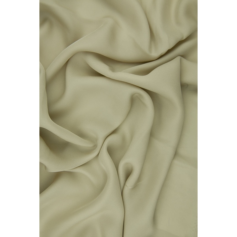Beige Taupe Silk Double Georgette Fabric