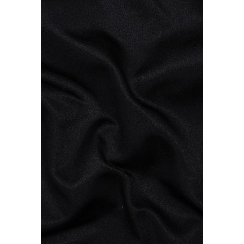 Black Silk Duchess Satin Fabric