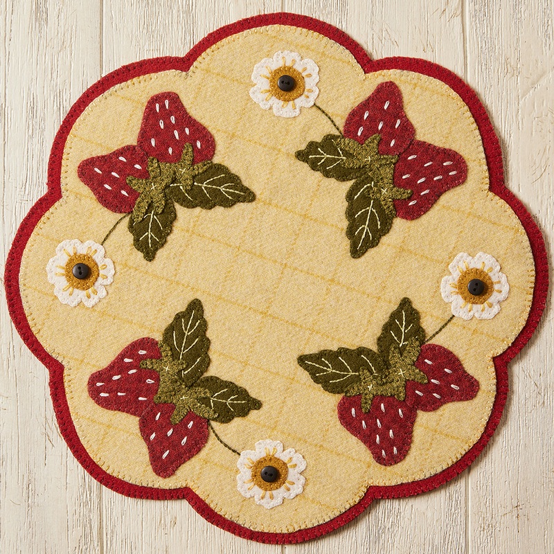 Blooms & Berries Woolen Mat