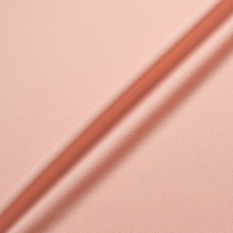 Pastel Peach Single Wool Crpe