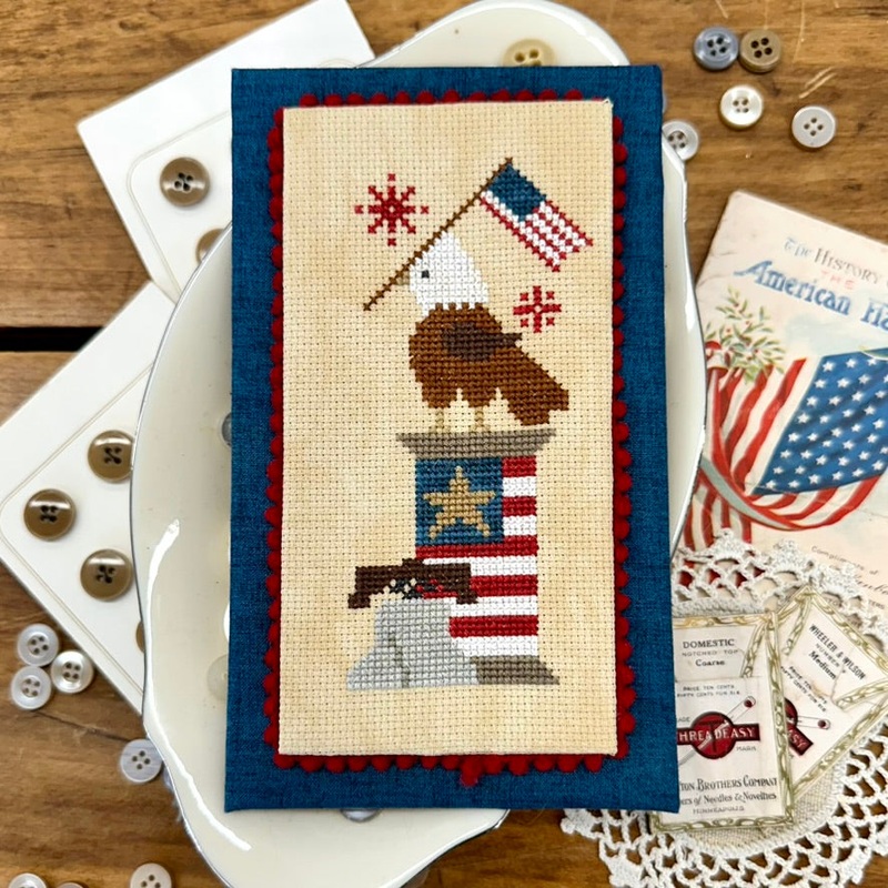 Stitched Spools Thru the Year July Cross Stitch