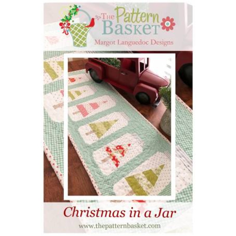 The Pattern Basket - Christmas Jars Table Runner