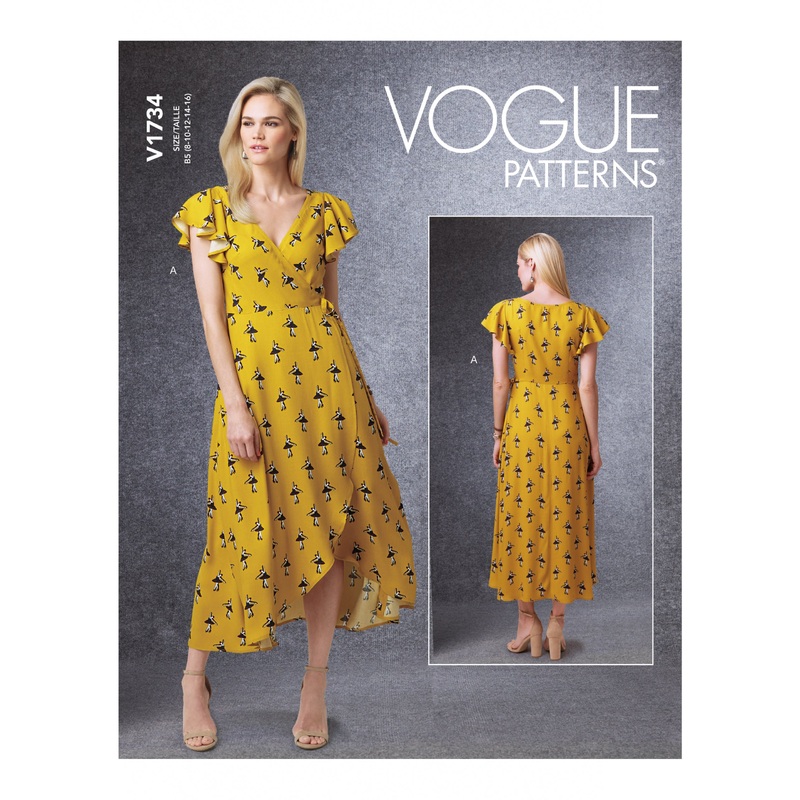 WRAP DRESS - V1734