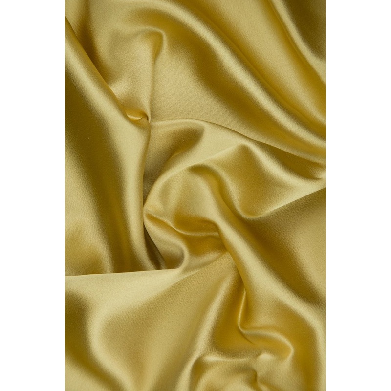 Fall Leaf Silk Crepe Back Satin Fabric