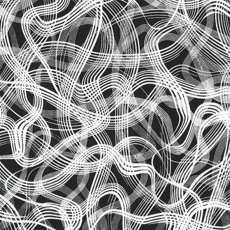 RK Inkwell Wavy Lines Black