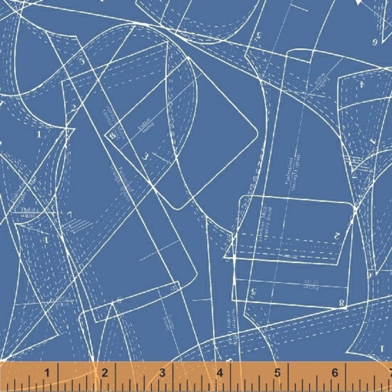 A Stitch In Time Whistler Studios 51510-2 Blue Print Paper Patterns Cotton