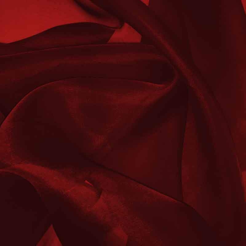 Silk Organza - Burgundy