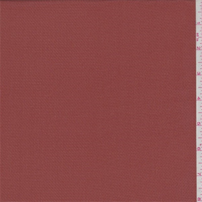 1 3/4 YD PC-Burnt Orange Pique Chiffon Fabric