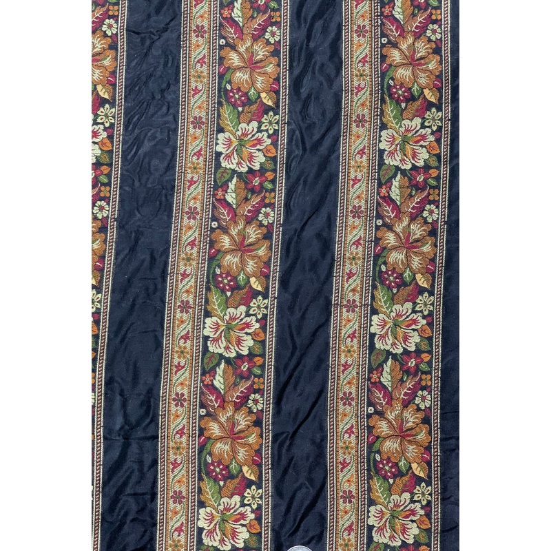 Black/Autumn Harvest Silk Brocade JV-1496 Fabric