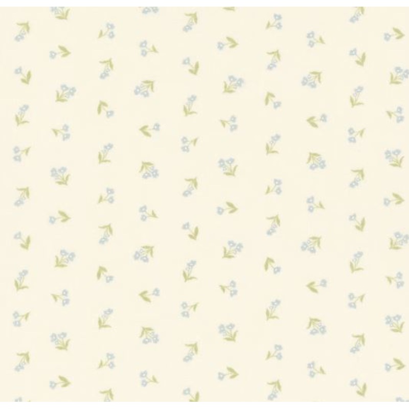 44" - Moda Fabrics - Cottage Charm - "Porcelin" - 100% Cotton