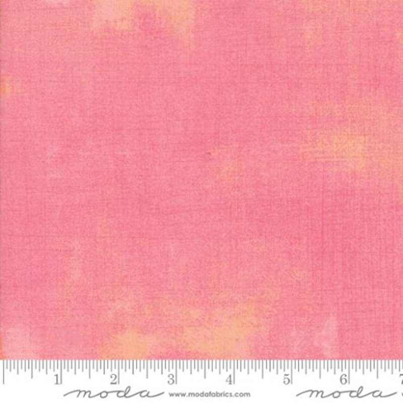 44" -Moda - Grunge Basics - "Peony" - 100% Cotton
