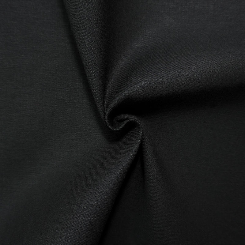Black 12 oz. Cotton Blend Japanese Stretch Twill Woven Fabric