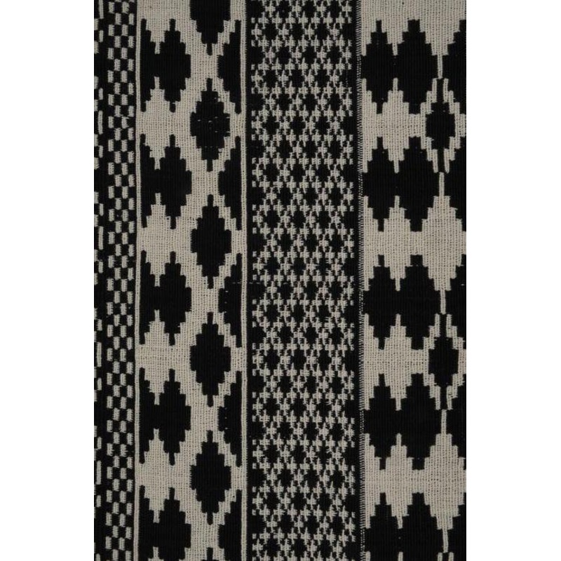 Black & White Double Knitted Heavy Cotton 4 Fabric