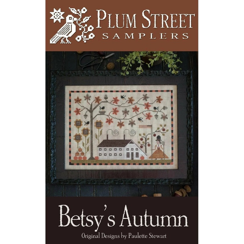 Plum Street Samplers - Cross Stitch Pattern - Betsy's Autumn