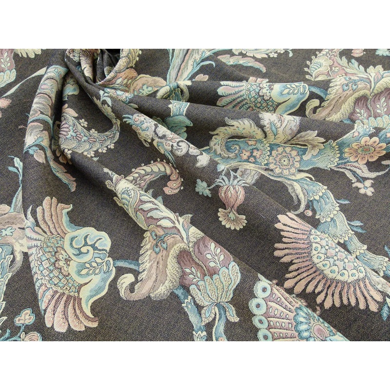 Scalamandre Siracusa Tapestry Brown Floral Jacobean MSRP USD 304