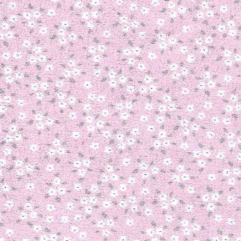 Remnant: 1 3/8 yd Sweet Pink Floral