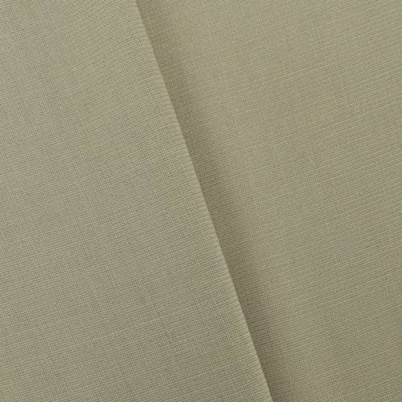 1 1/4 YD PC-Beige Tropical Wool Blend Semi-Opaque Basketweave Shirting Fabric