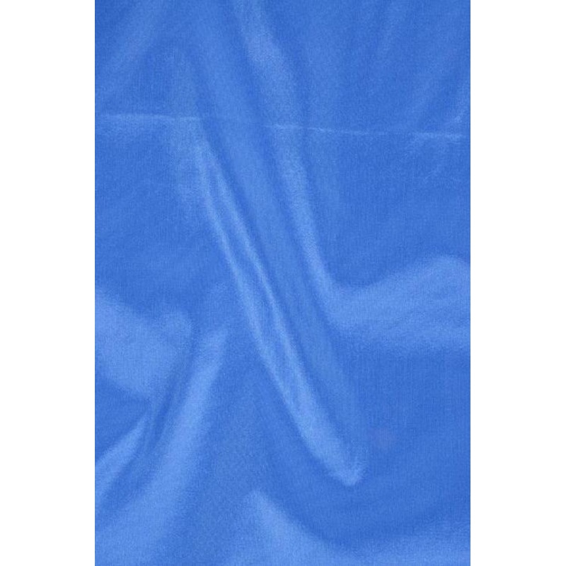 Azure Blue Taffeta Silk Fabric