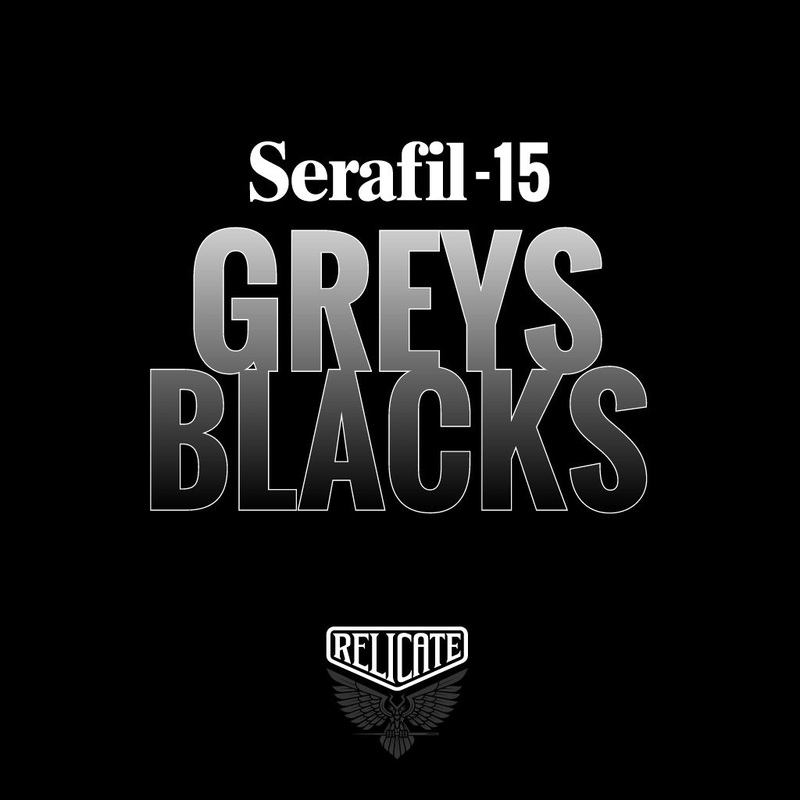Greys/Blacks Serafil Thread 15 (TEX 210) 0411