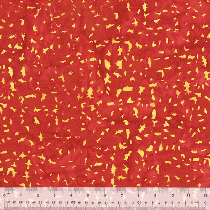 QE6: Splash 431Q-1 Red Mini Motif Batik Cotton
