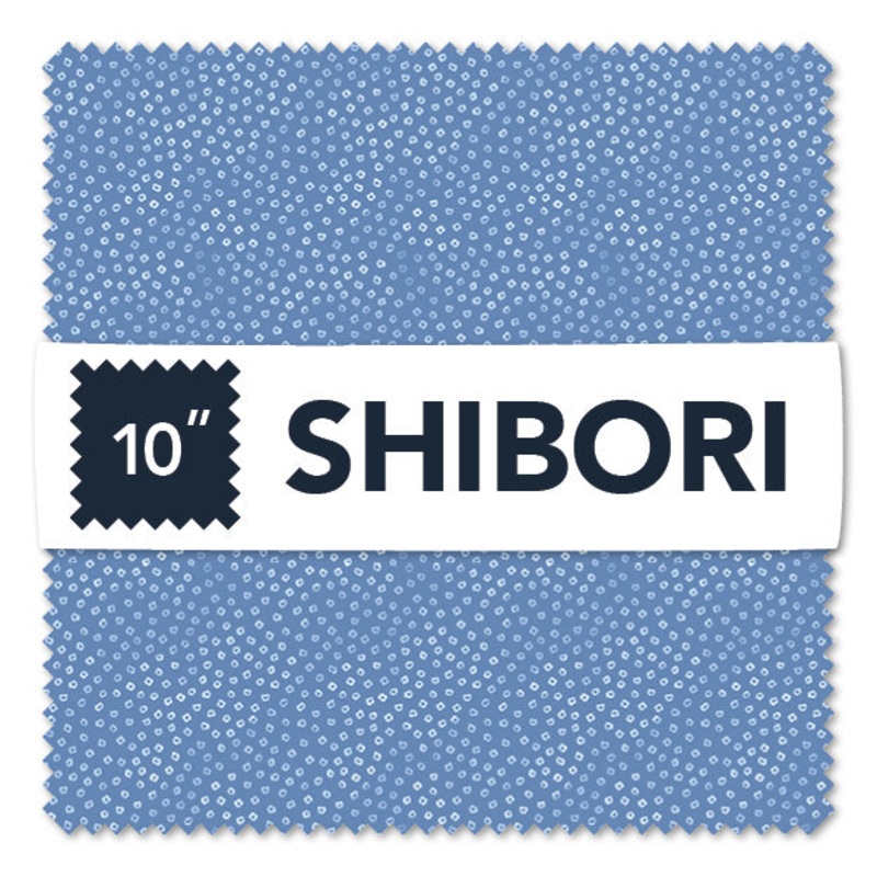 Shibori Whistler Studios CP10SHIB-X Multi 10"X10" Squares Cotton