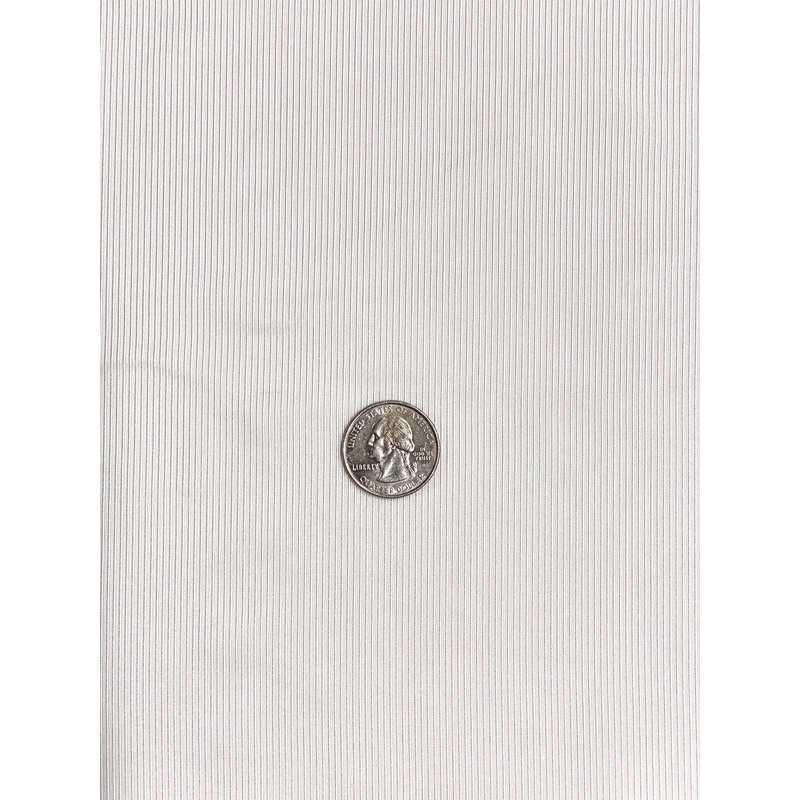 White Silk Ottoman Fabric