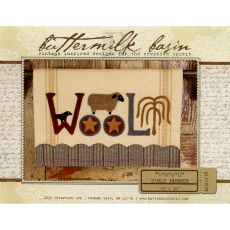 Wool Table Runner Wool Applique Pattern