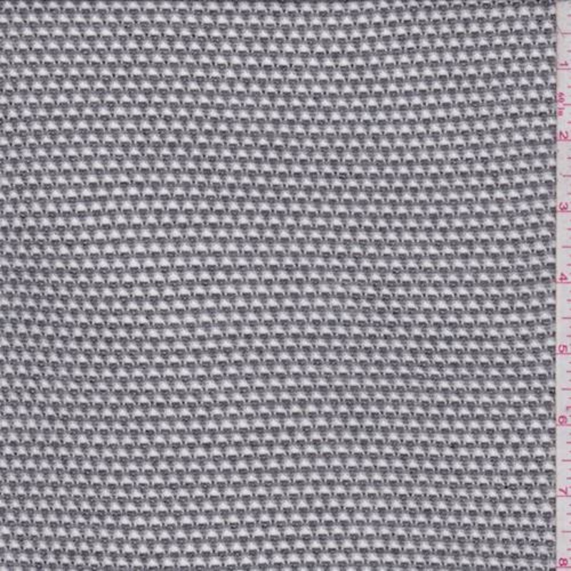 1 3/8 YD PC-Platinum Rayon Mesh Knit Fabric