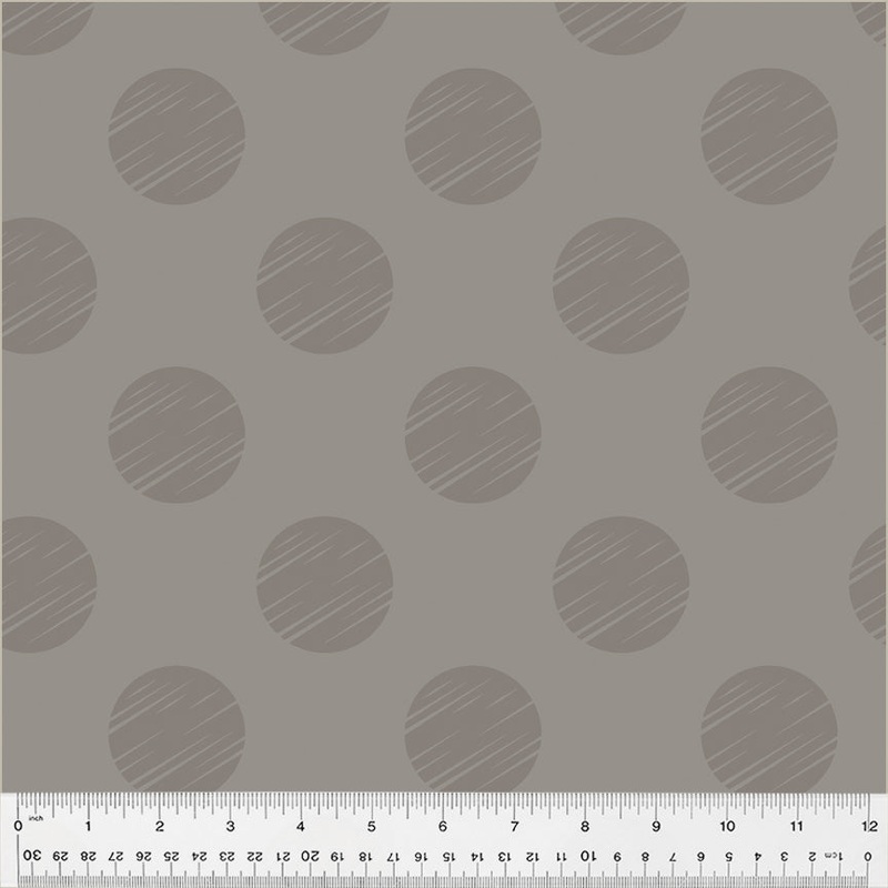 108" Quilt Back Whistler Studios 50661-1 Grey Dot Cotton