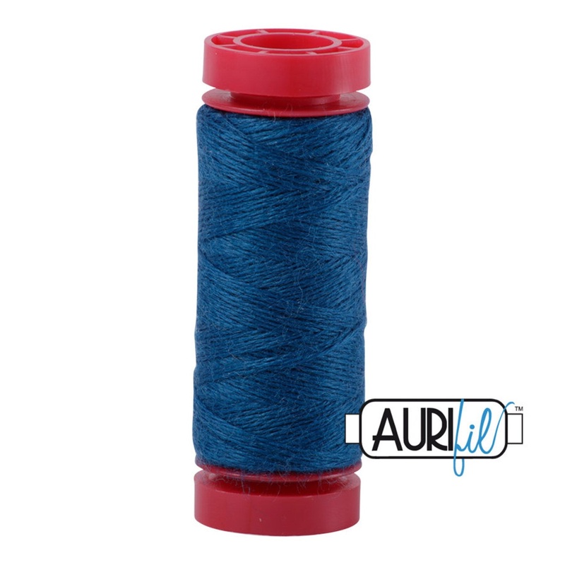 Aurafil - Lana Acrylic/Wool Embroidery & Quilting Thread - 12wt 54yds - 8735 - Deep Teal
