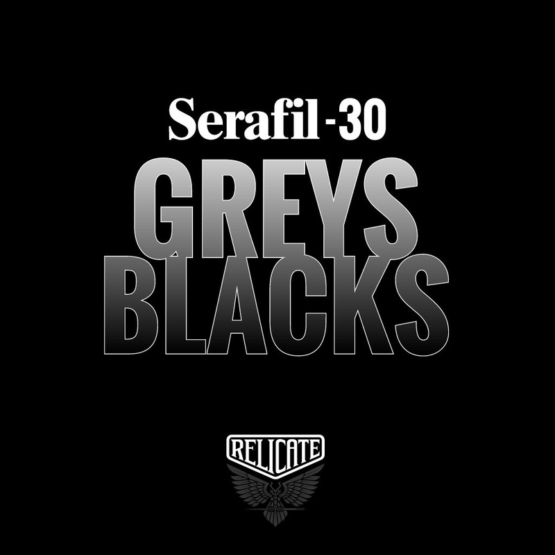 Greys/Blacks Serafil Thread 30 (TEX 90) 0411