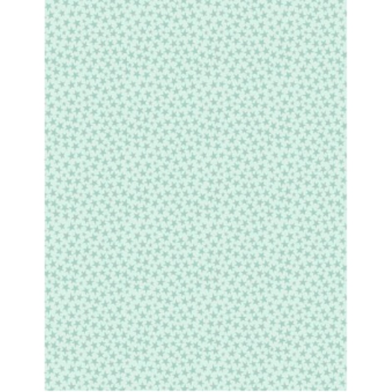 Safari Lullaby Stars All Over Green Yardage