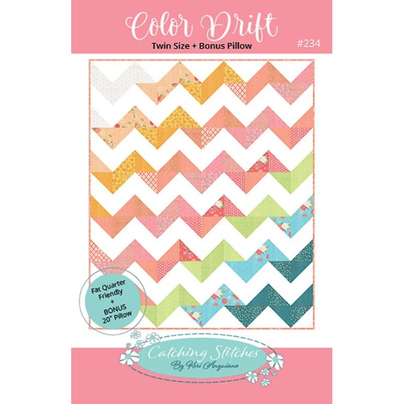 Color Drift Quilt Pattern by Keri Anguiano