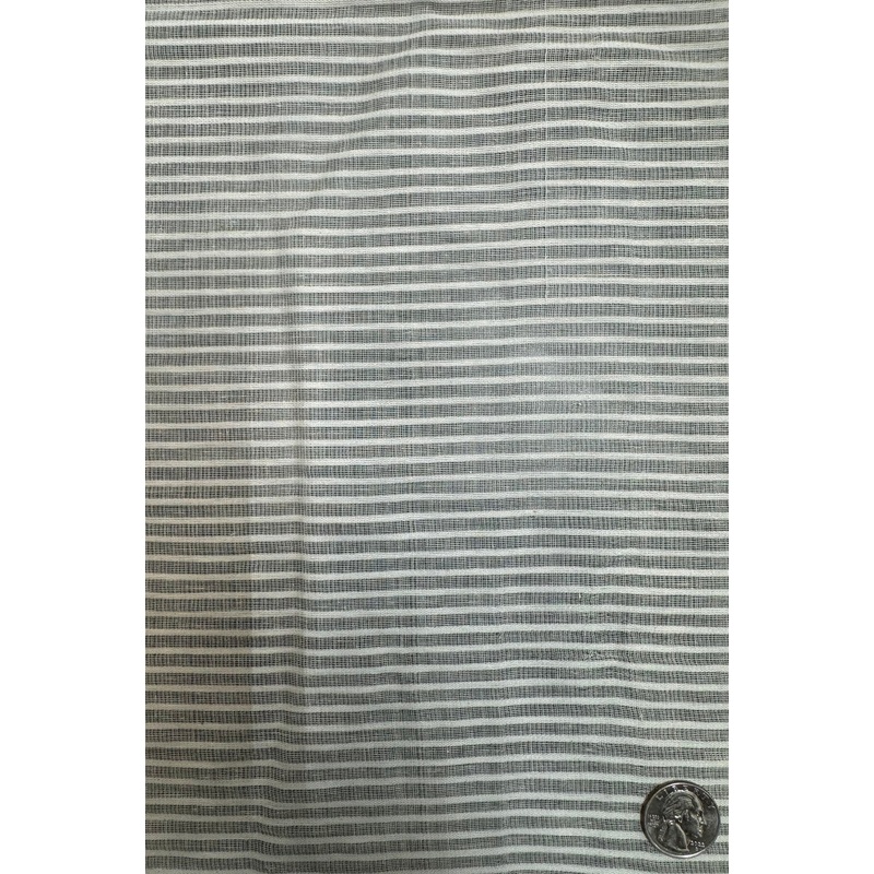Ivory Stripe Patterned Cotton Novelty COT-068