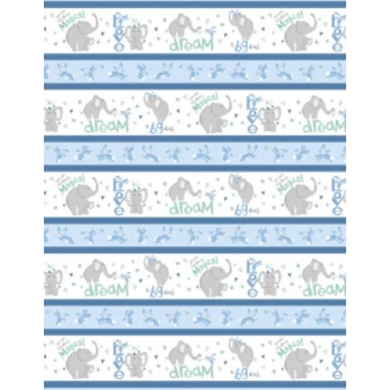 Safari Lullaby Repeating Stripe Multi - Yardage